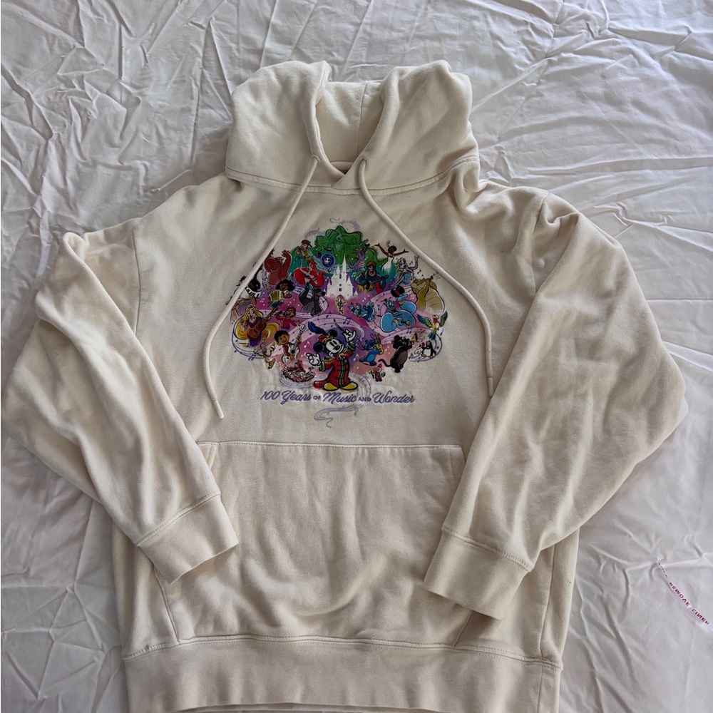 Disney 100 years hooded sweatshirt